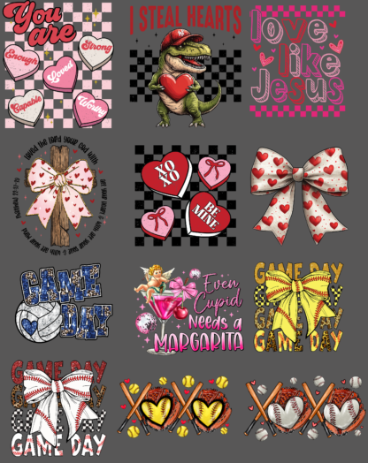 $2 Tuesday DTF Designs Pick your Logo