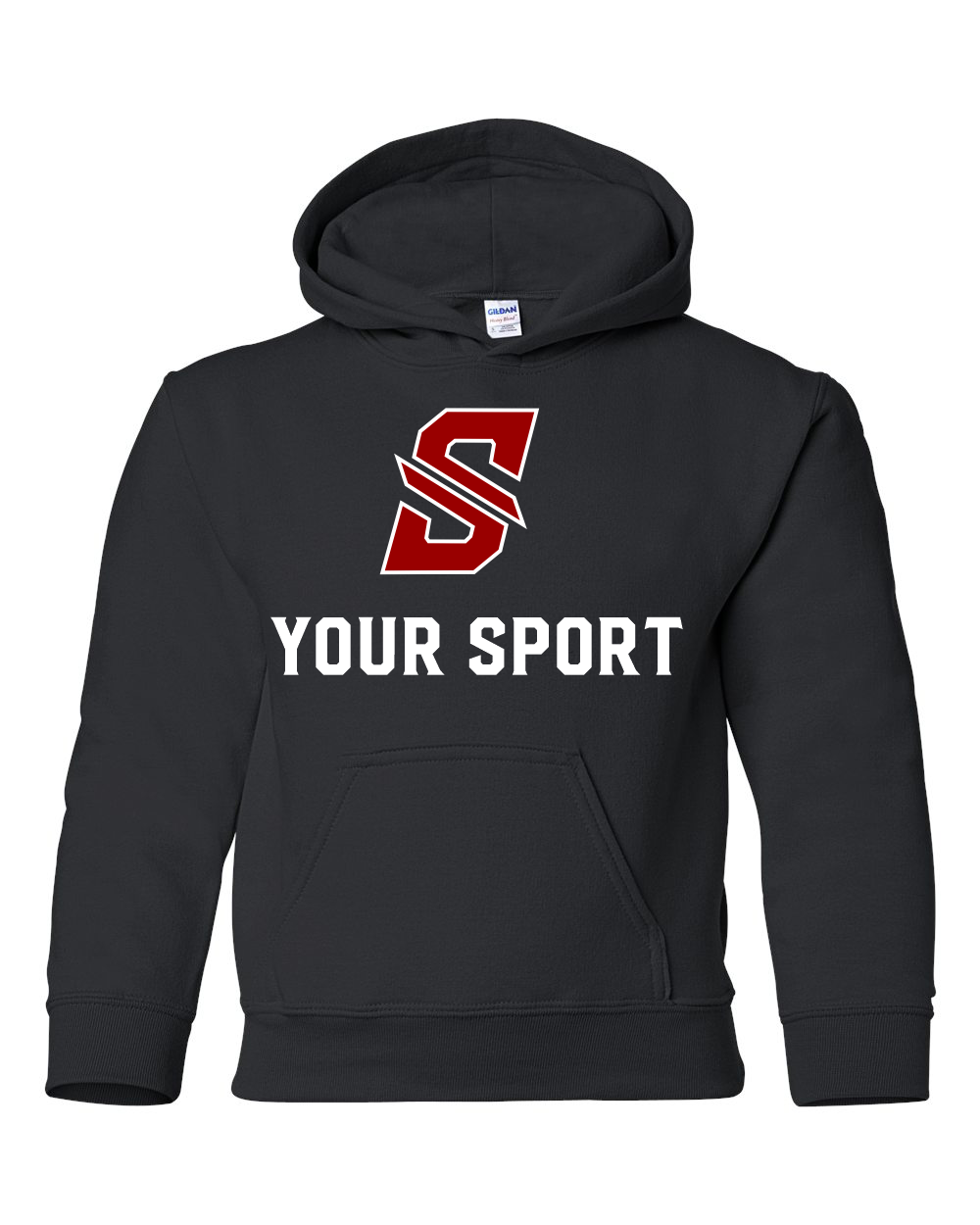 Gildan Hooded Sweatshirt - Southside S - Image 5