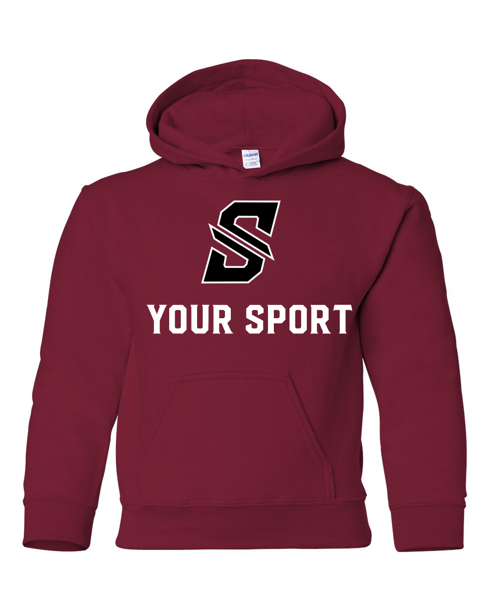 Gildan Hooded Sweatshirt - Southside S - Image 6