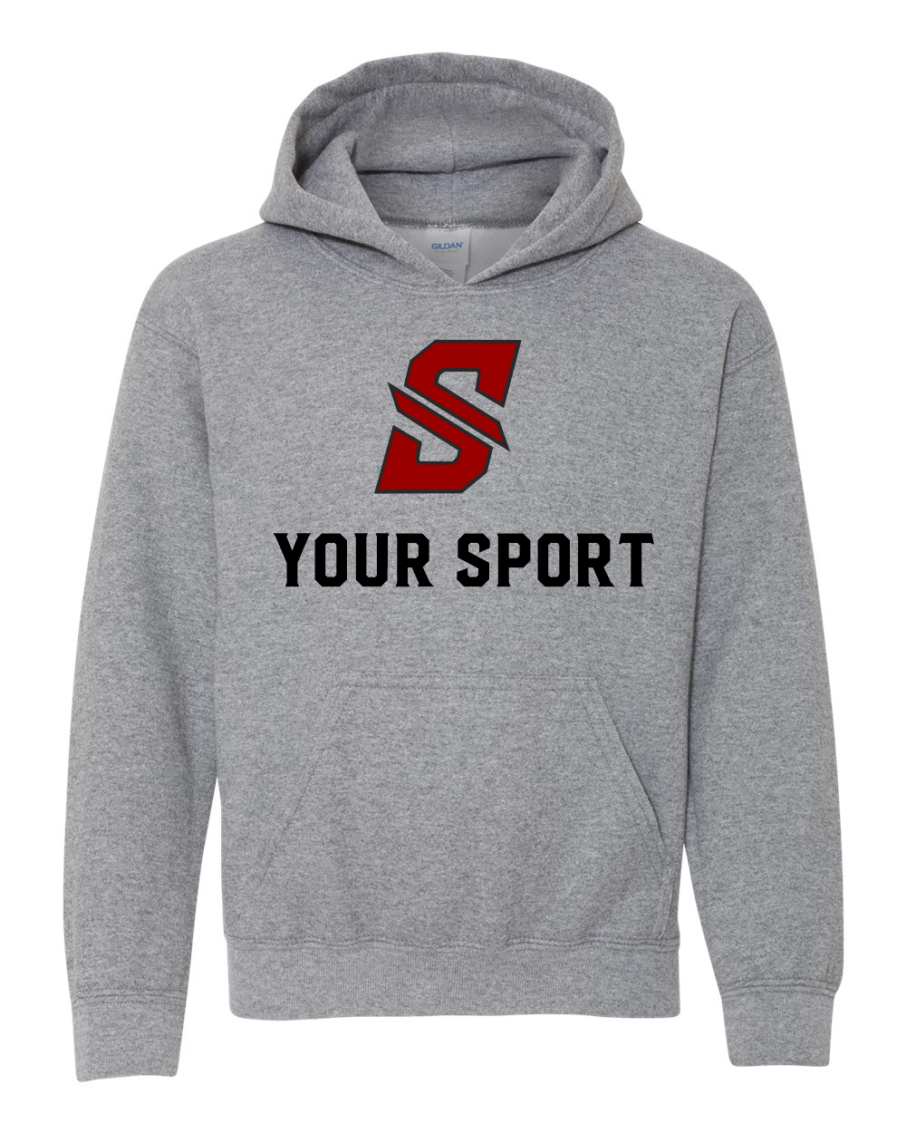 Gildan Hooded Sweatshirt - Southside S - Image 7